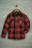 Teen Boys Quilted Lined Flannel Jacket with Zip Closure