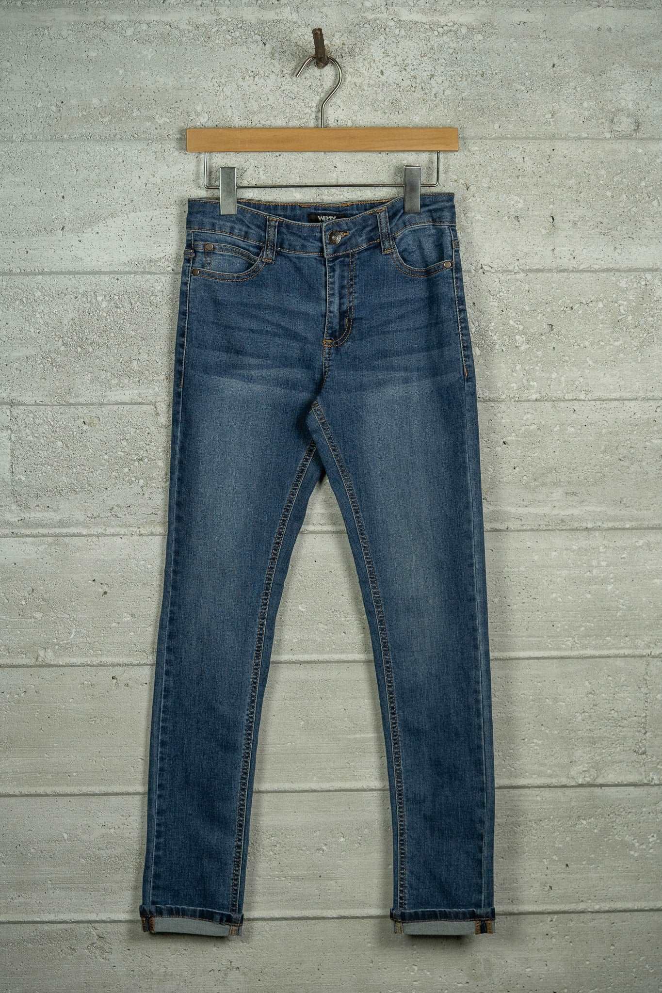 Teen Boys Five Pockets Slim Fit Jeans
