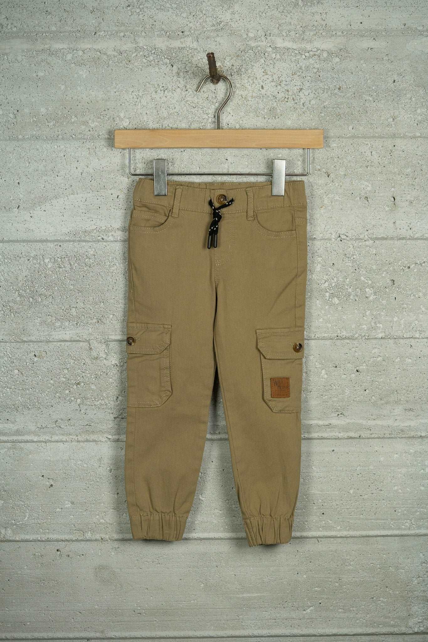 WH1809KB Boys Pull-On Jogger Stretch Twill Pant with Cargo Pocket
