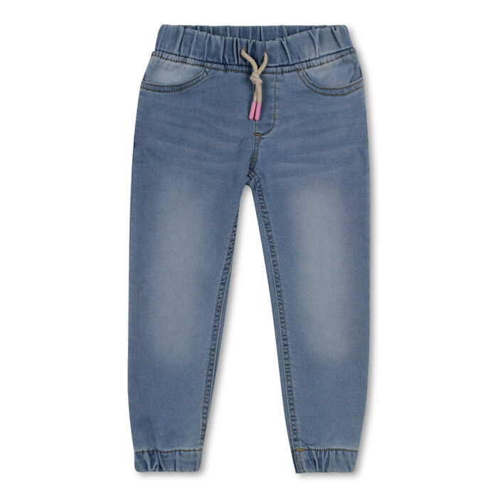 Girls Pull-On Knit Denim Jogger - Image 2