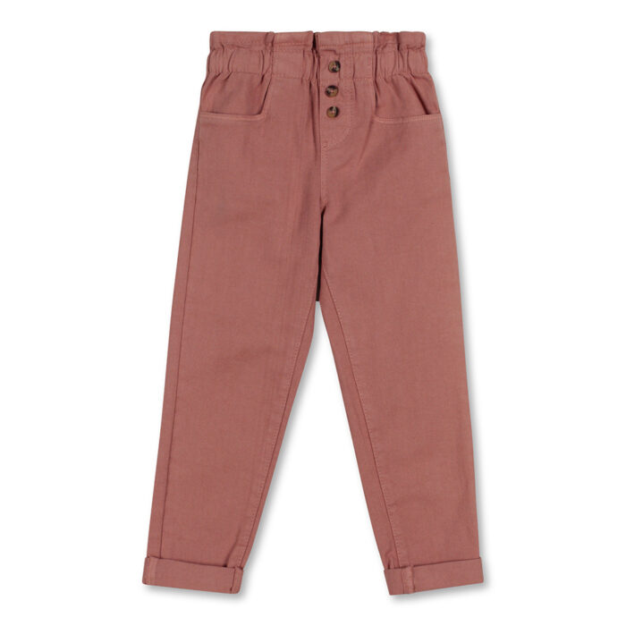 Girls paper bag denim pant - Image 3