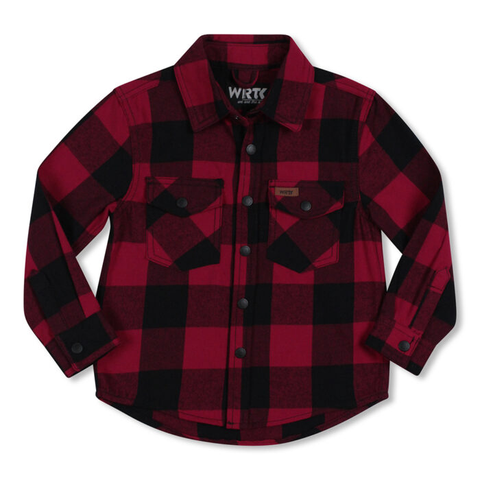 Boy Flannel Shirt with Snap Closure