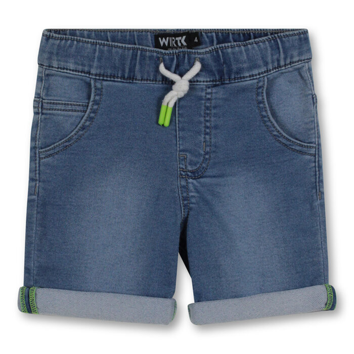 Boys Knit Denim Pull-On Short - Image 2