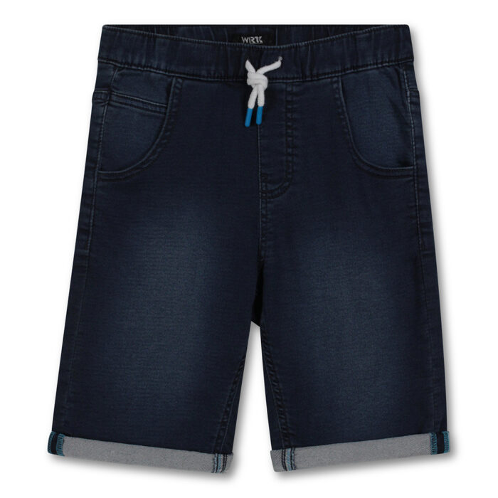 Teen Boys Knit Denim Pull-On Short