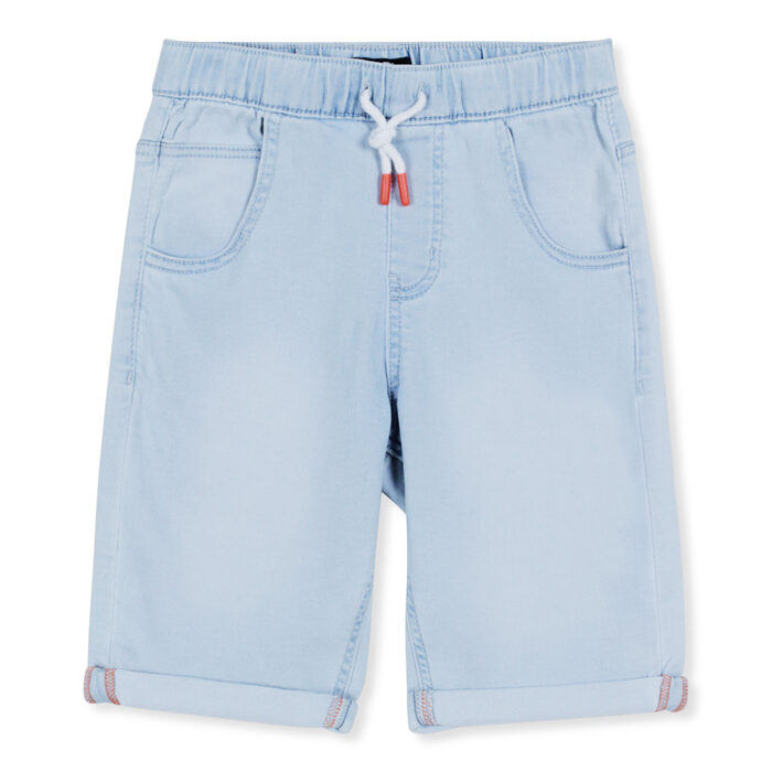 Teen Boys Knit Denim Pull-On Short - Image 2