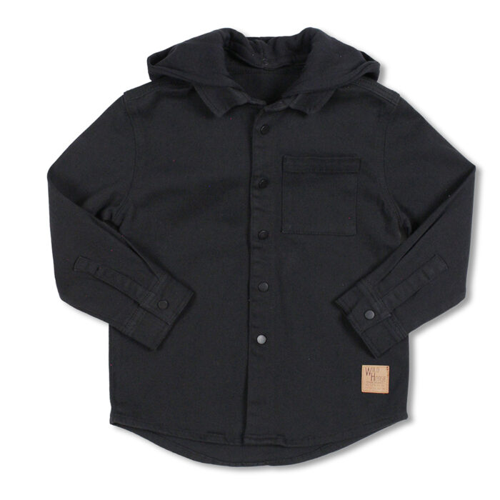 Boys Overshirt with Removable Hood