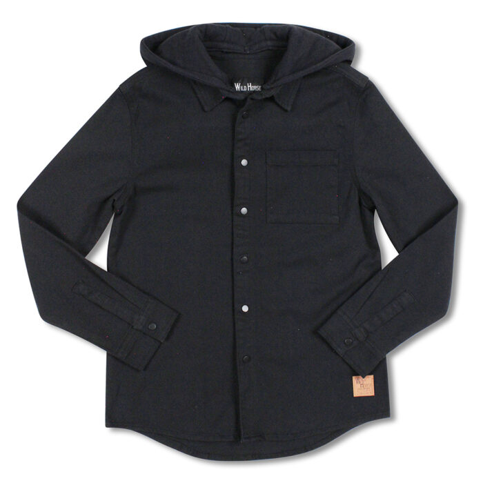 Teen Boy Overshirt with Removable Hood