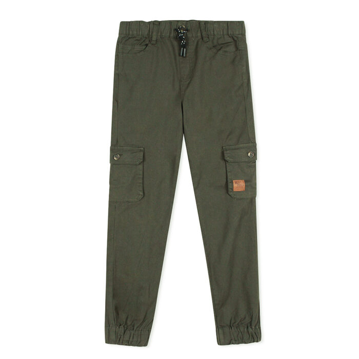 Teen Boys Pull-On Jogger Stretch Twill Pant with Cargo Pocket