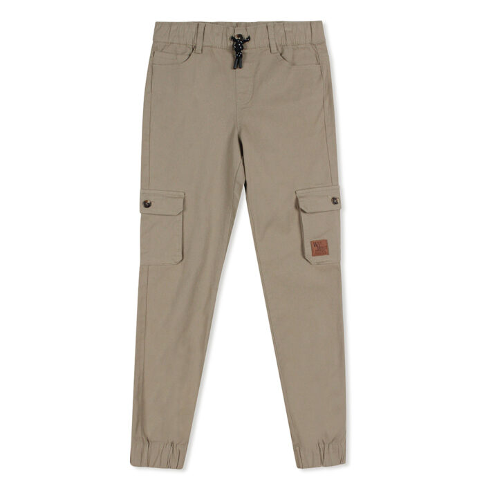 Teen Boys Pull-On Jogger Stretch Twill Pant with Cargo Pocket - Image 2